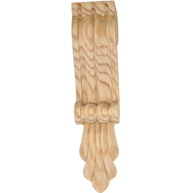 Medium Hand Carved Pine Corbel #335 - Click Image to Close